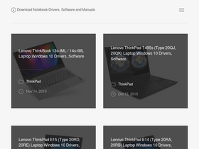 'notebook-driver.com' screenshot