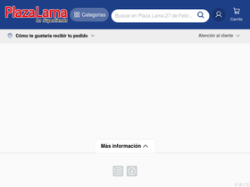 'plazalama.com.do' screenshot