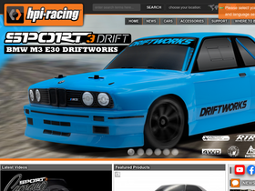 'hpiracing.com' screenshot