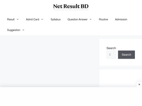 'netresultbd.com' screenshot
