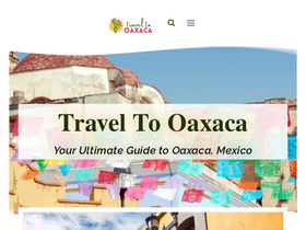 'traveltooaxaca.com' screenshot