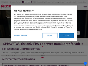 'spravato.com' screenshot