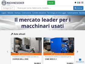 'machineseeker.it' screenshot