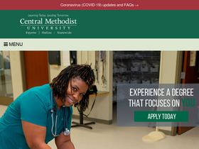 'centralmethodist.edu' screenshot