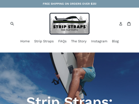 strip-straps.com homepage screenshot