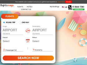 'flightsmojo.com' screenshot
