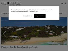 'christiesrealestate.com' screenshot