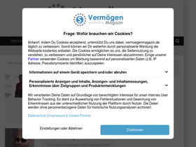 'vermoegenmagazin.de' screenshot