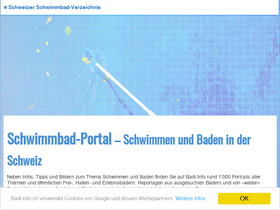 'badi-info.ch' screenshot