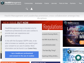 'healthmanagement.org' screenshot