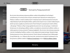 'audi.pl' screenshot