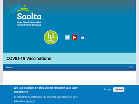'saolta.ie' screenshot