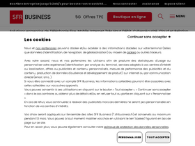 'sfrbusiness.fr' screenshot