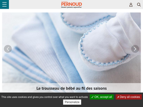 'laurencepernoud.com' screenshot