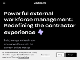 'worksome.com' screenshot