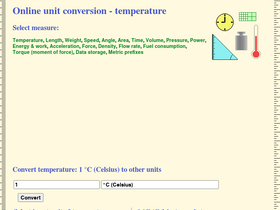 'convert-units.info' screenshot