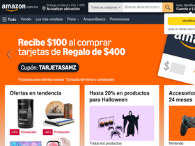 'amazon.mx' screenshot