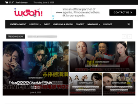 'woah.my' screenshot