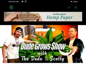 'dudegrows.com' screenshot