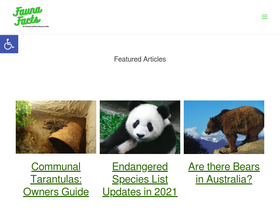 'faunafacts.com' screenshot