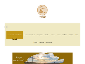 'lassandaliasdeulises.com' screenshot