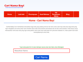 'carinamabayi.com' screenshot