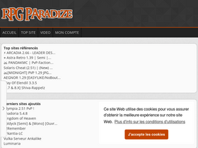 'rpg-paradize.com' screenshot