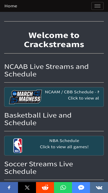 the.crackstreams.ws Traffic Analytics Ranking Audience November 2024 Similarweb