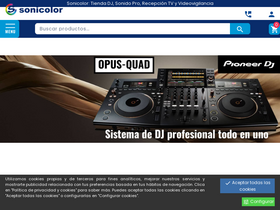 'sonicolor.es' screenshot