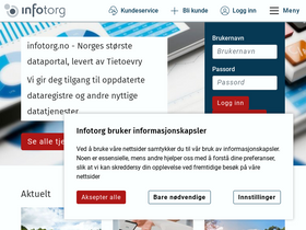 'infotorg.no' screenshot