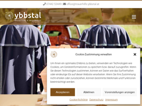 'trauerhilfe-ybbstal.at' screenshot