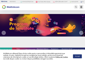 'moldtelecom.md' screenshot