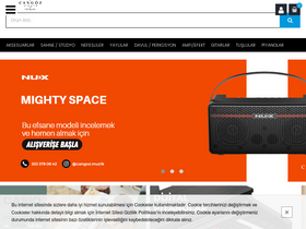 'cangozmuzik.com.tr' screenshot