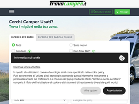 'trovocamper.it' screenshot