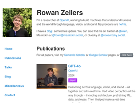 'rowanzellers.com' screenshot