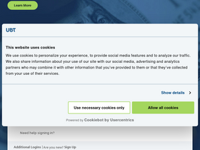 'ubt.com' screenshot