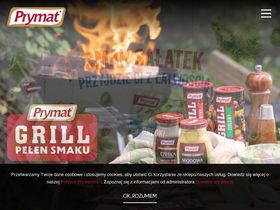 'prymat.pl' screenshot