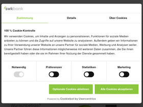 'swkbank.de' screenshot
