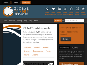 'globaltennisnetwork.com' screenshot