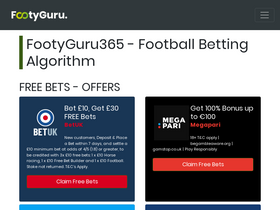 'footyguru365.com' screenshot