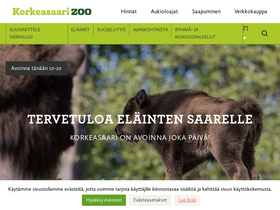 'korkeasaari.fi' screenshot