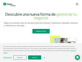 'getquipu.com' screenshot