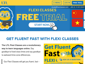 'flexiclasses.com' screenshot