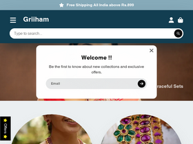 'griiham.in' screenshot