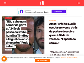 'n1entreter.com.br' screenshot