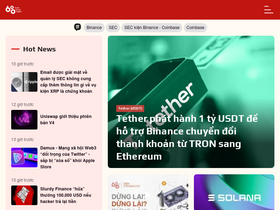 'coin68.com' screenshot