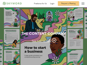 'skyword.com' screenshot