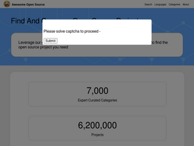 'awesomeopensource.com' screenshot