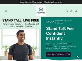 healtribe.co.in homepage screenshot