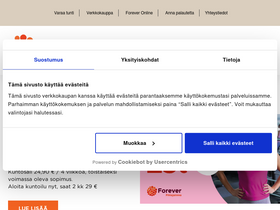 'foreverclub.fi' screenshot